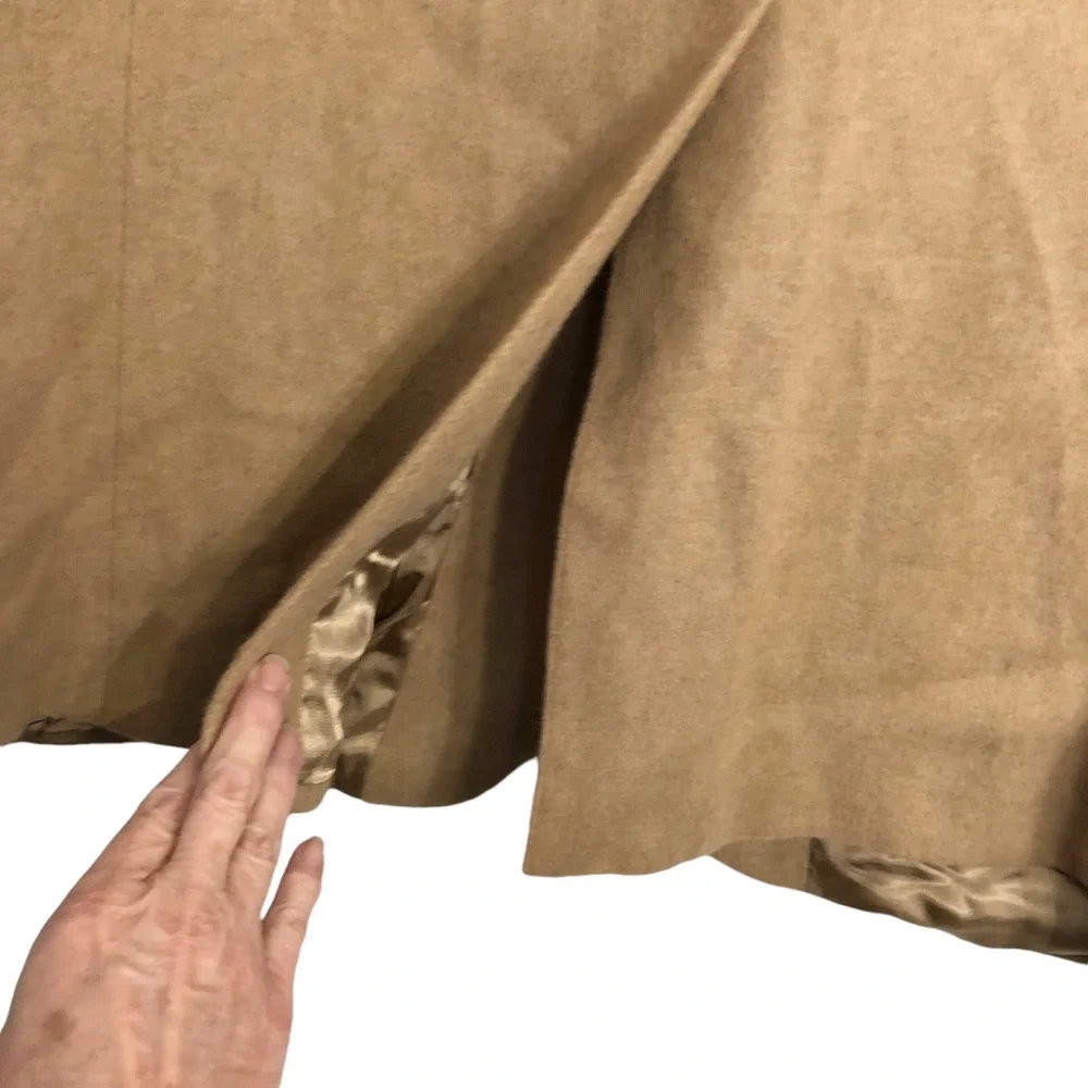 Vintage 100% camel hair men’s two button blazer Size 42 Regular - Picture 6 of 12